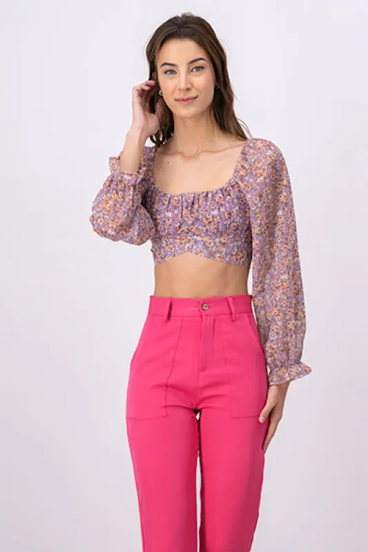 Top crop cruzado flores sold by Shasa