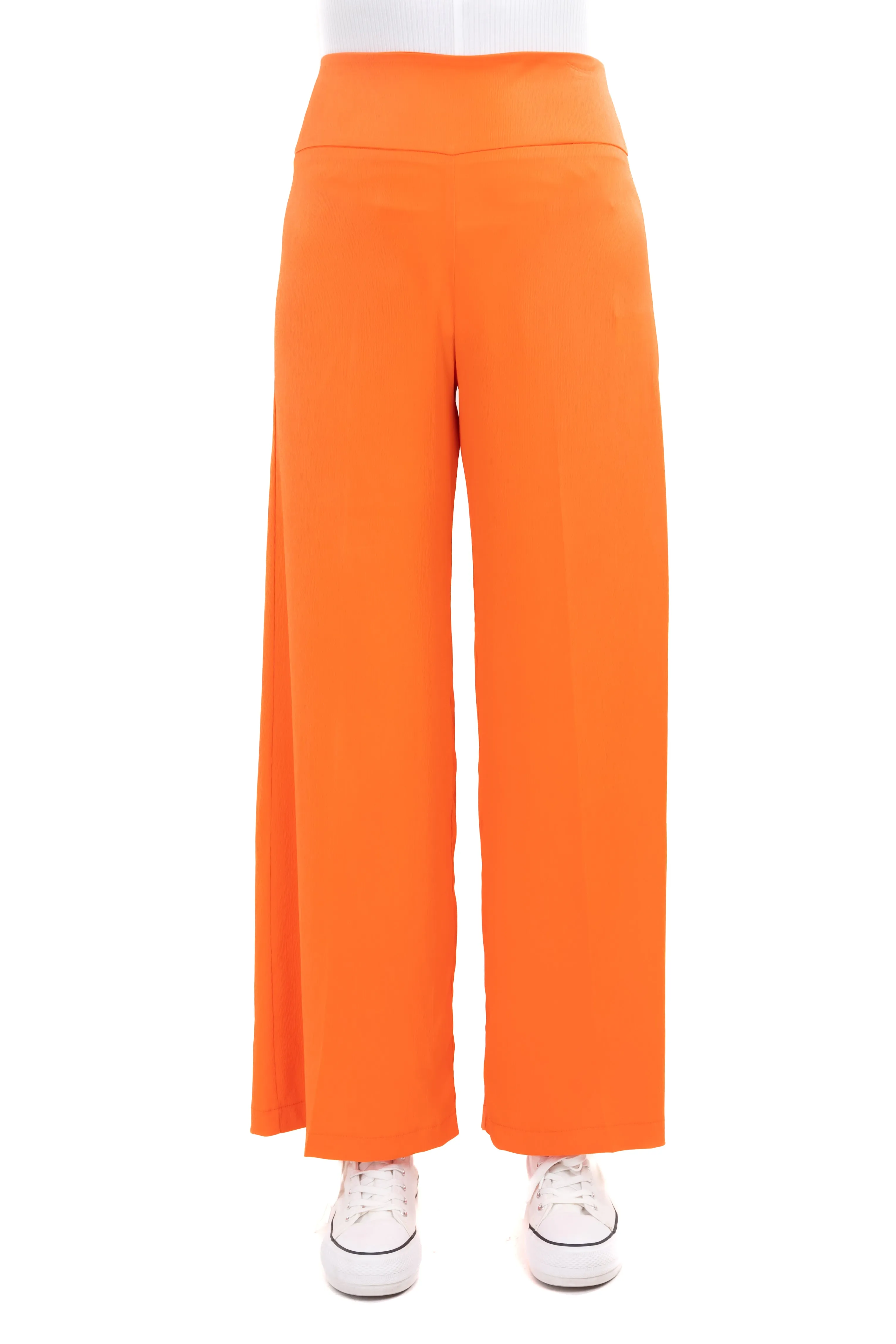 Pantalón wide leg cierre espalda sold by Shasa