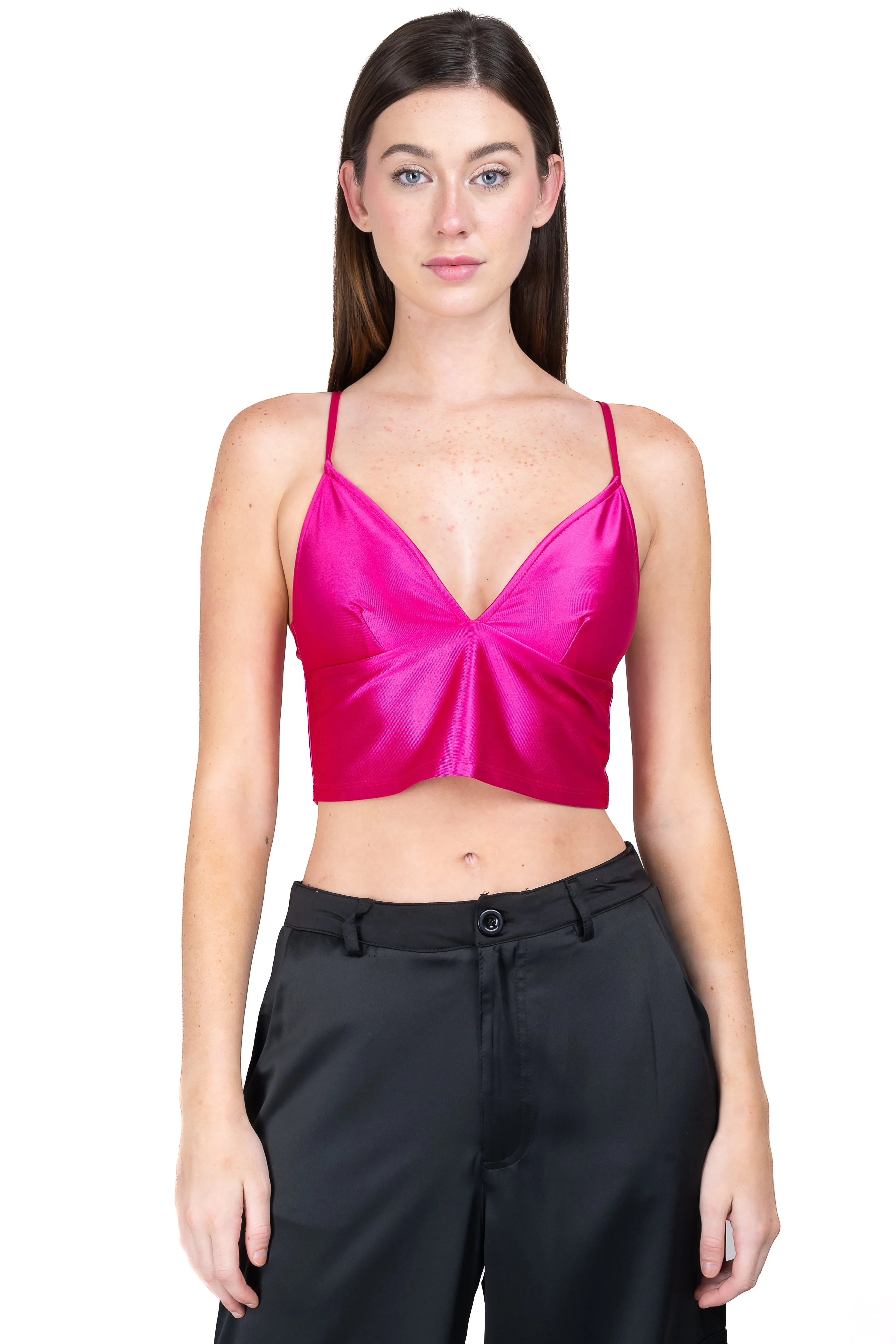 Top escote v metálico sold by Shasa