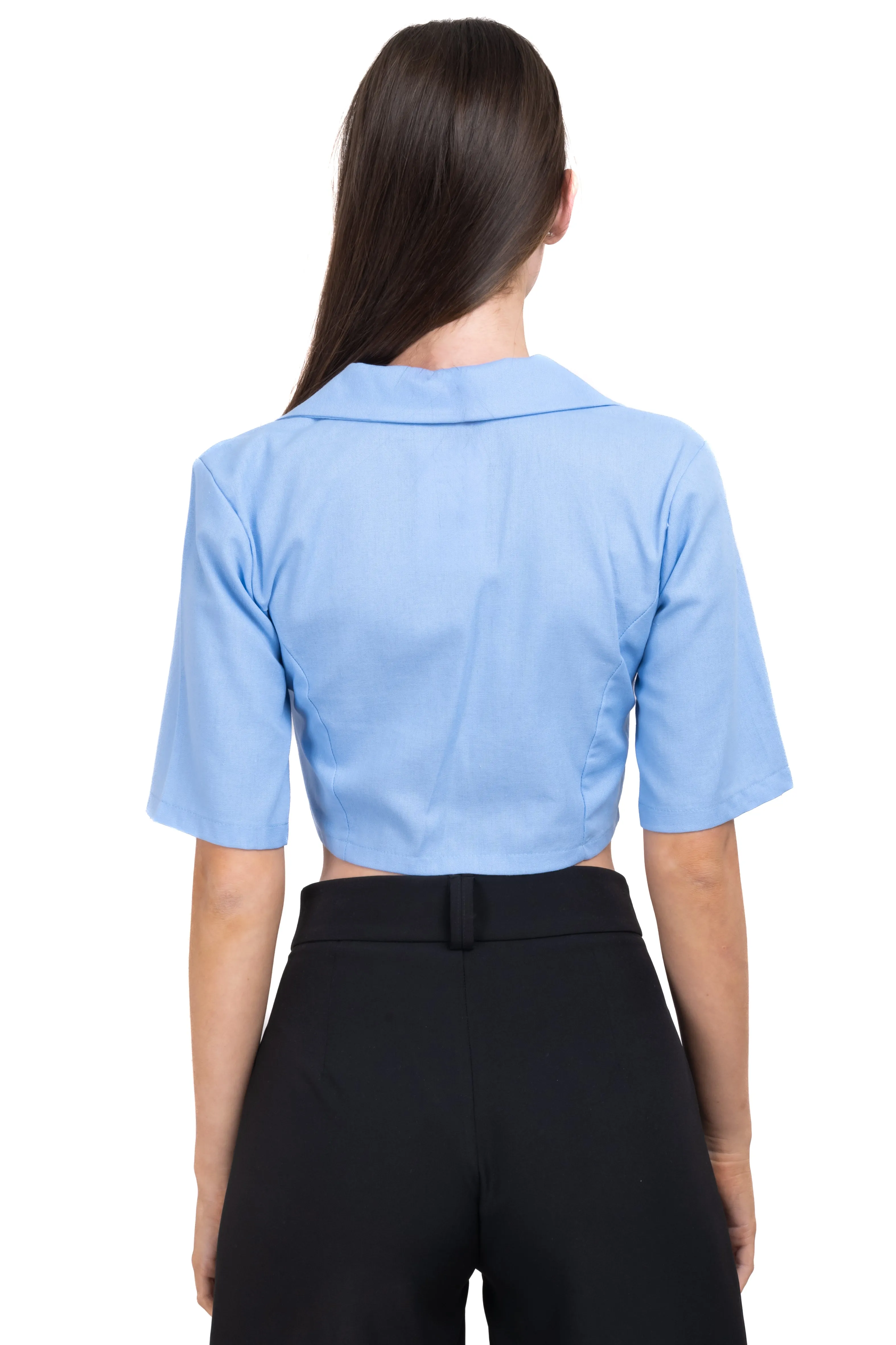 Camisa crop manga corta sold by Shasa product image thumbnail 4