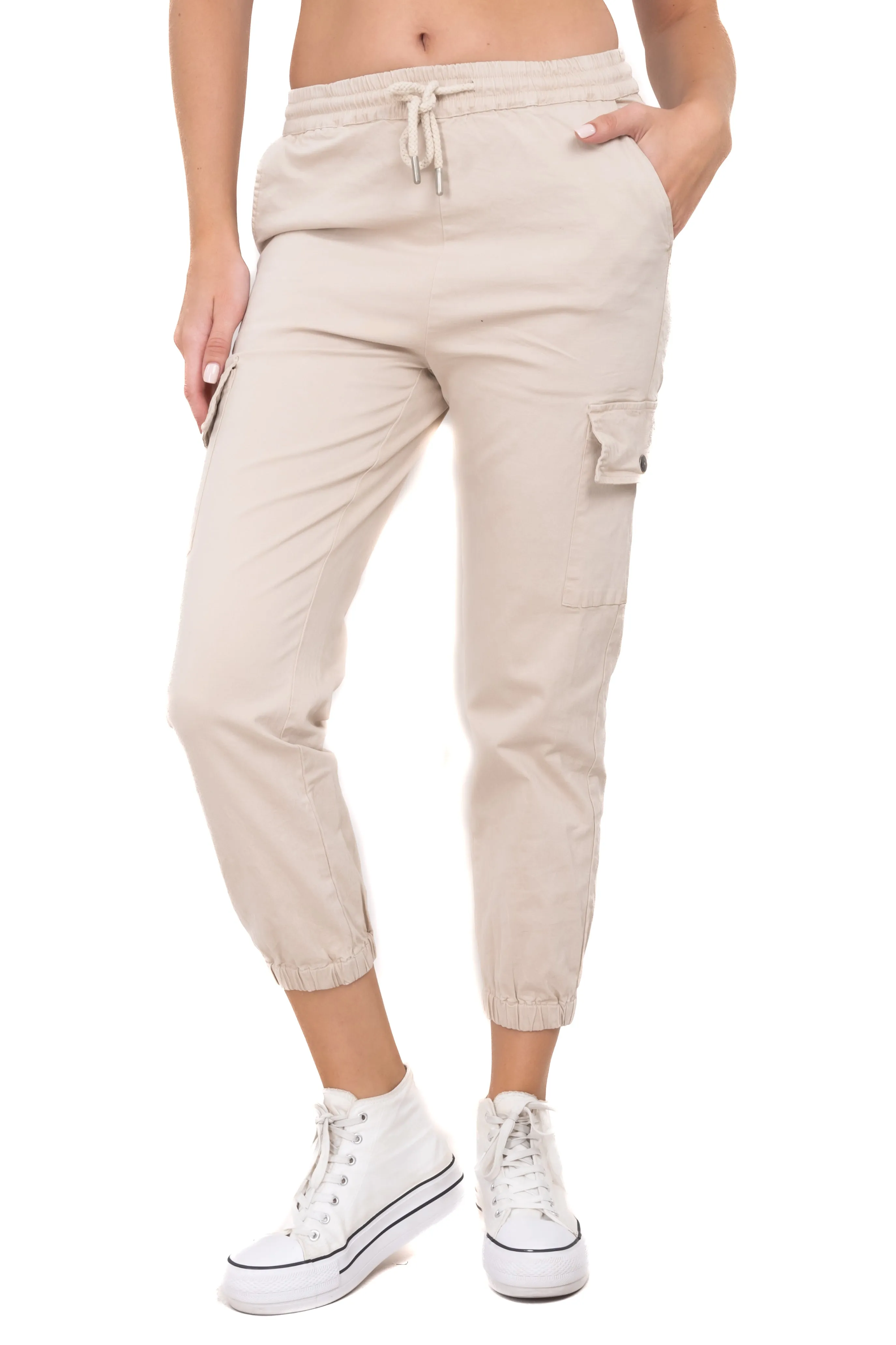 Pantalón jogger elástico tobillo sold by Shasa