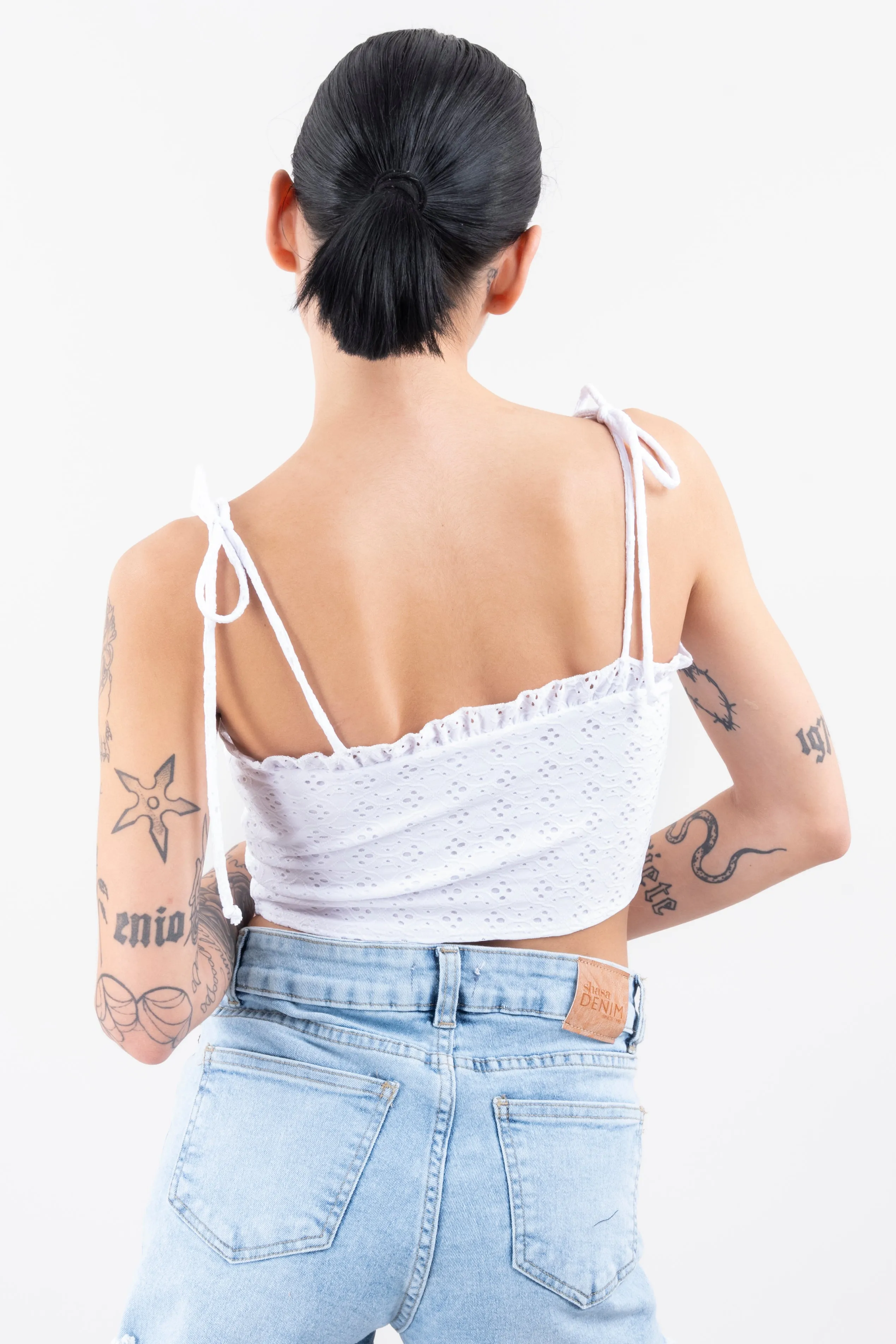 Corset flores eyelet sold by Shasa product image thumbnail 4