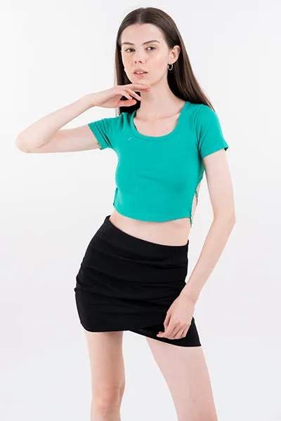 Top acanalado espalda cadenas sold by Shasa