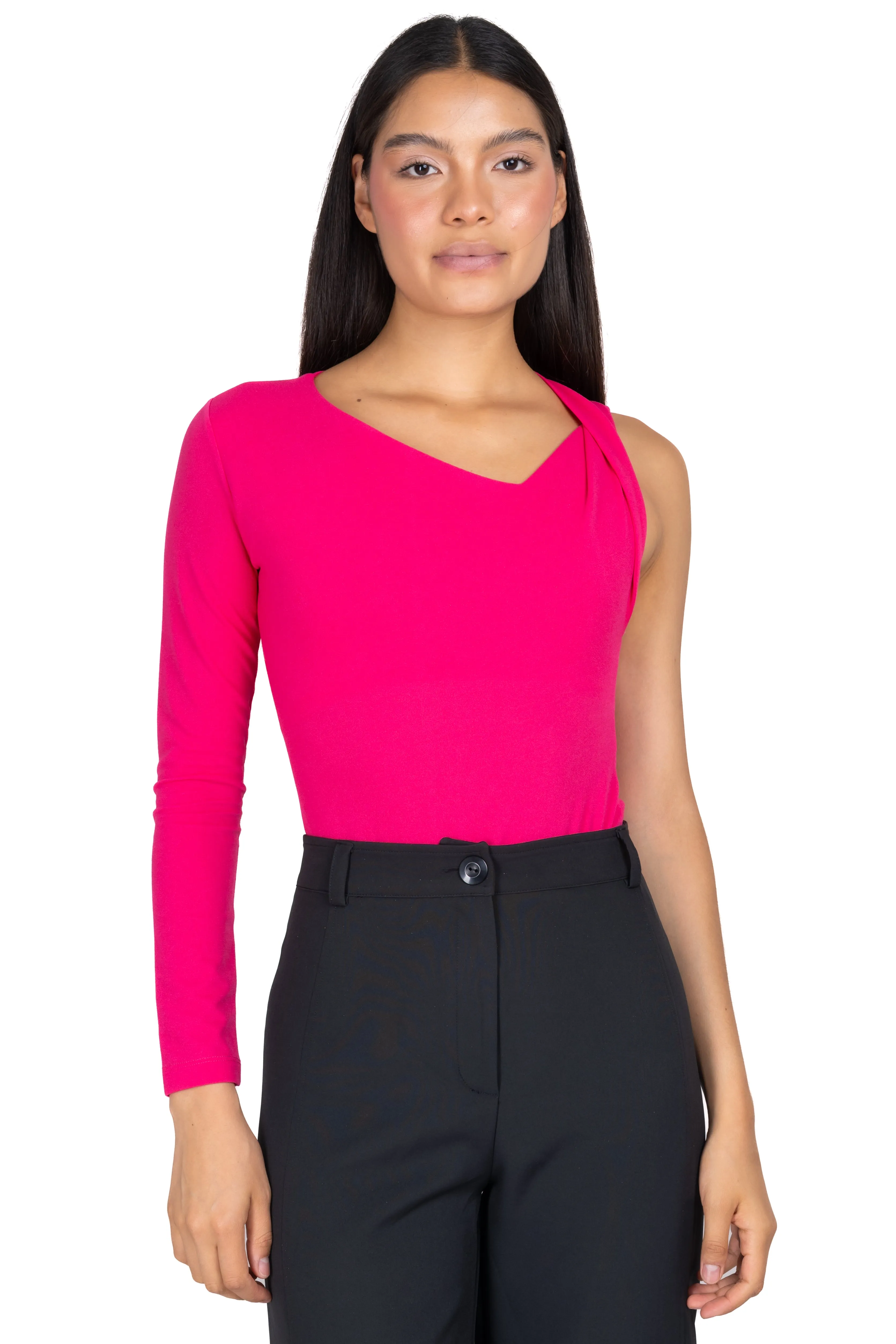 Bodysuit asimétrico tirante cruzado sold by Shasa