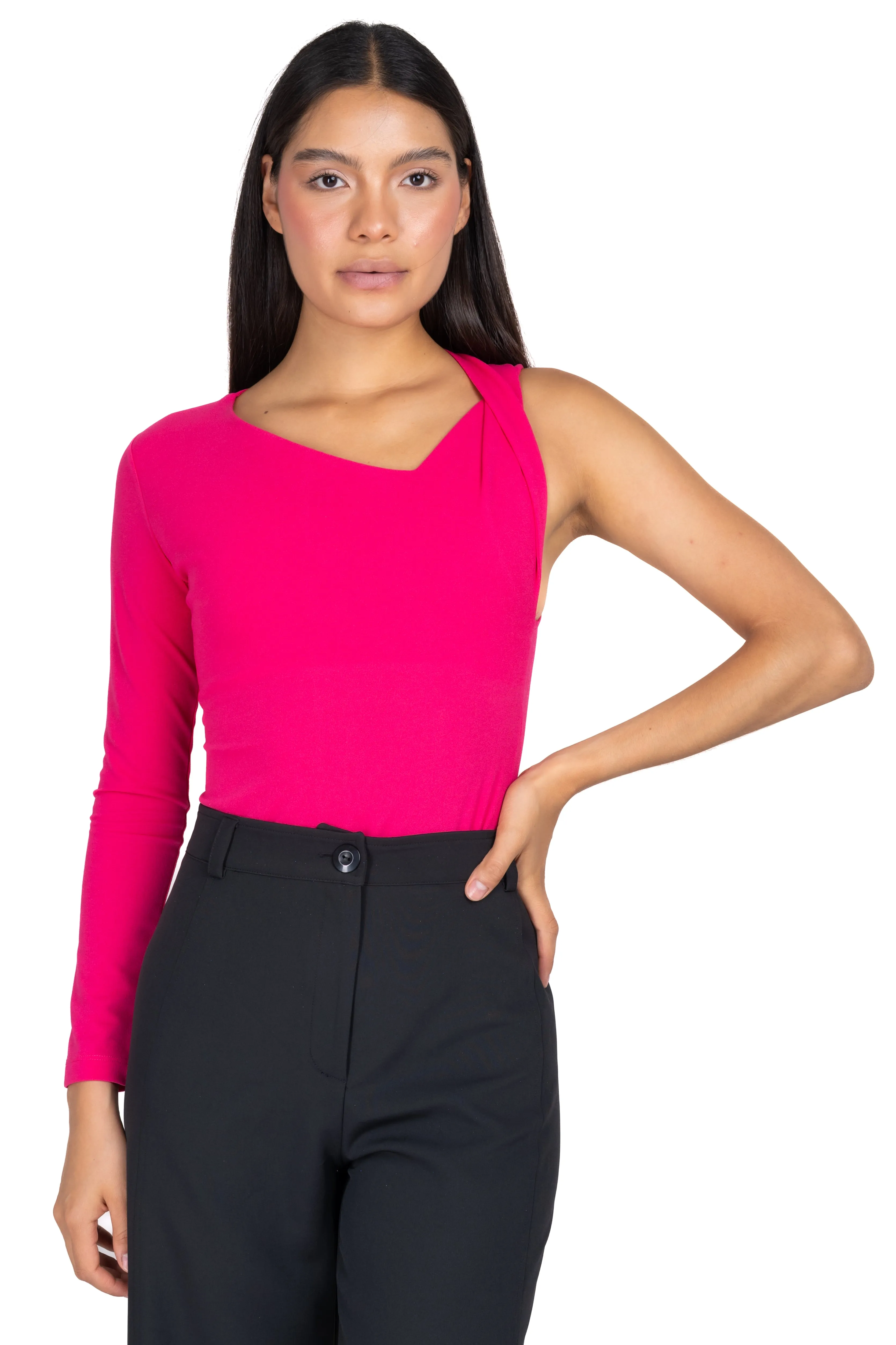 Bodysuit asimétrico tirante cruzado sold by Shasa product image thumbnail 2