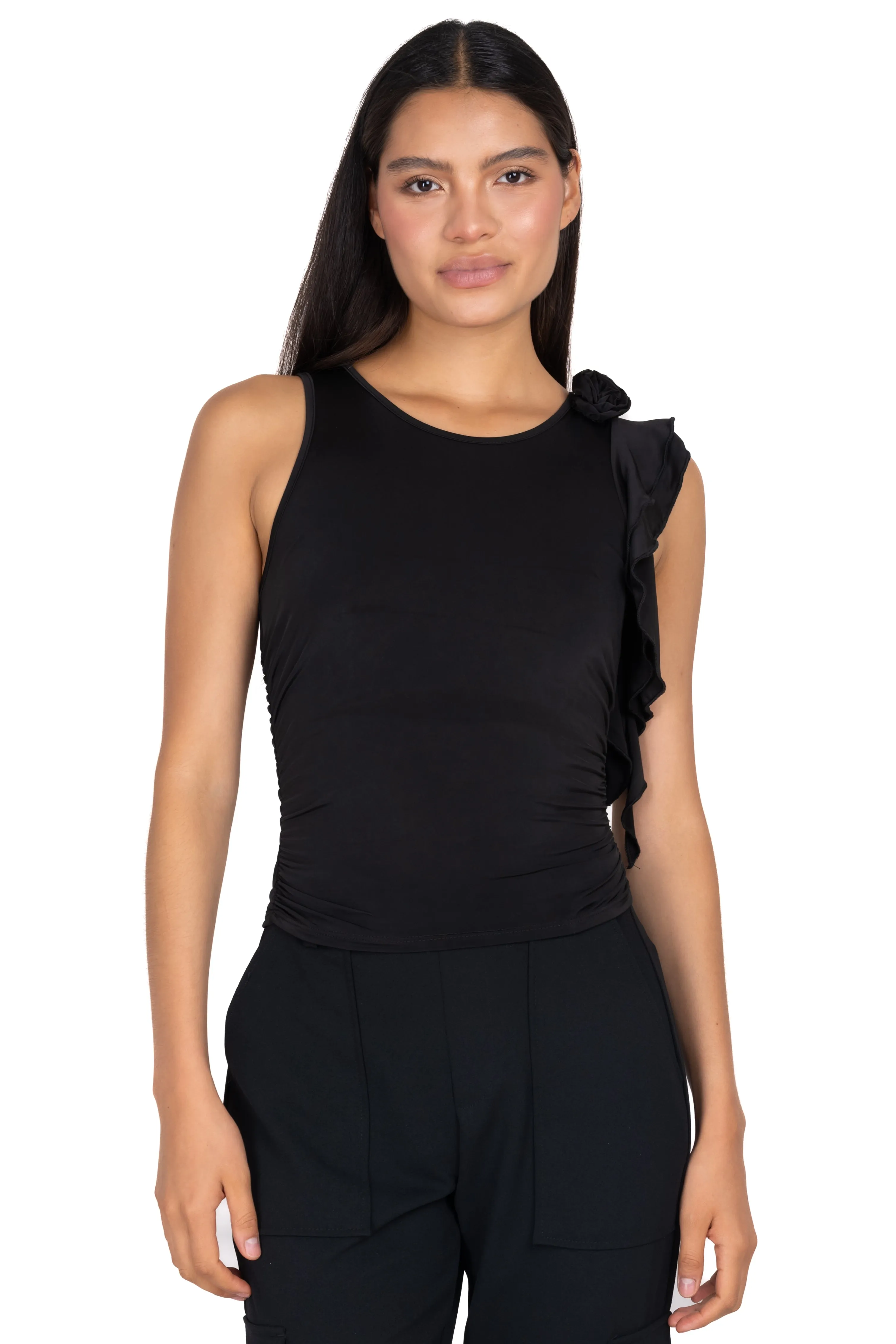 Top cuello redondo flor sold by Shasa product image thumbnail 2