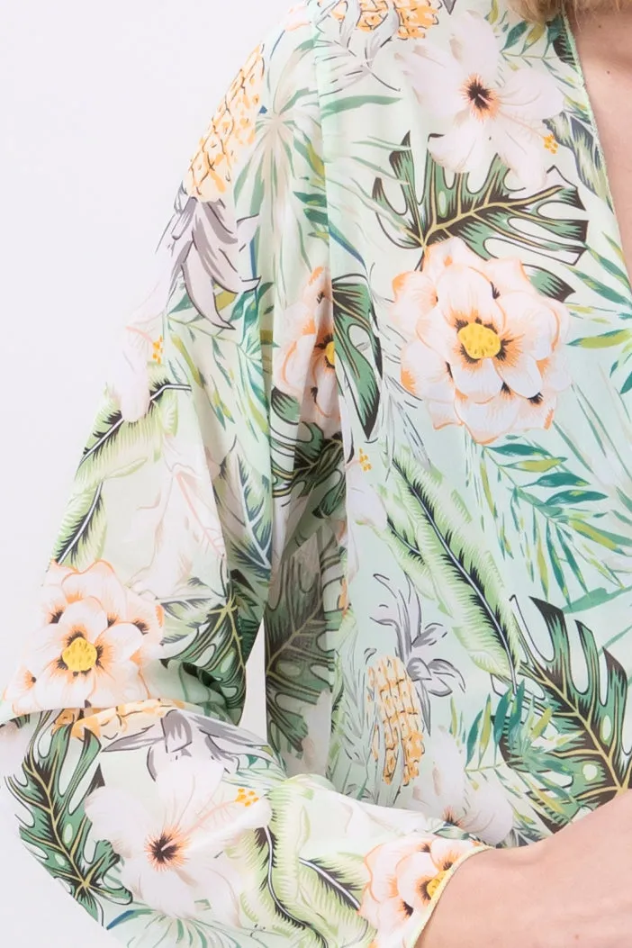 Kimono midi tropical sold by Shasa product image thumbnail 5