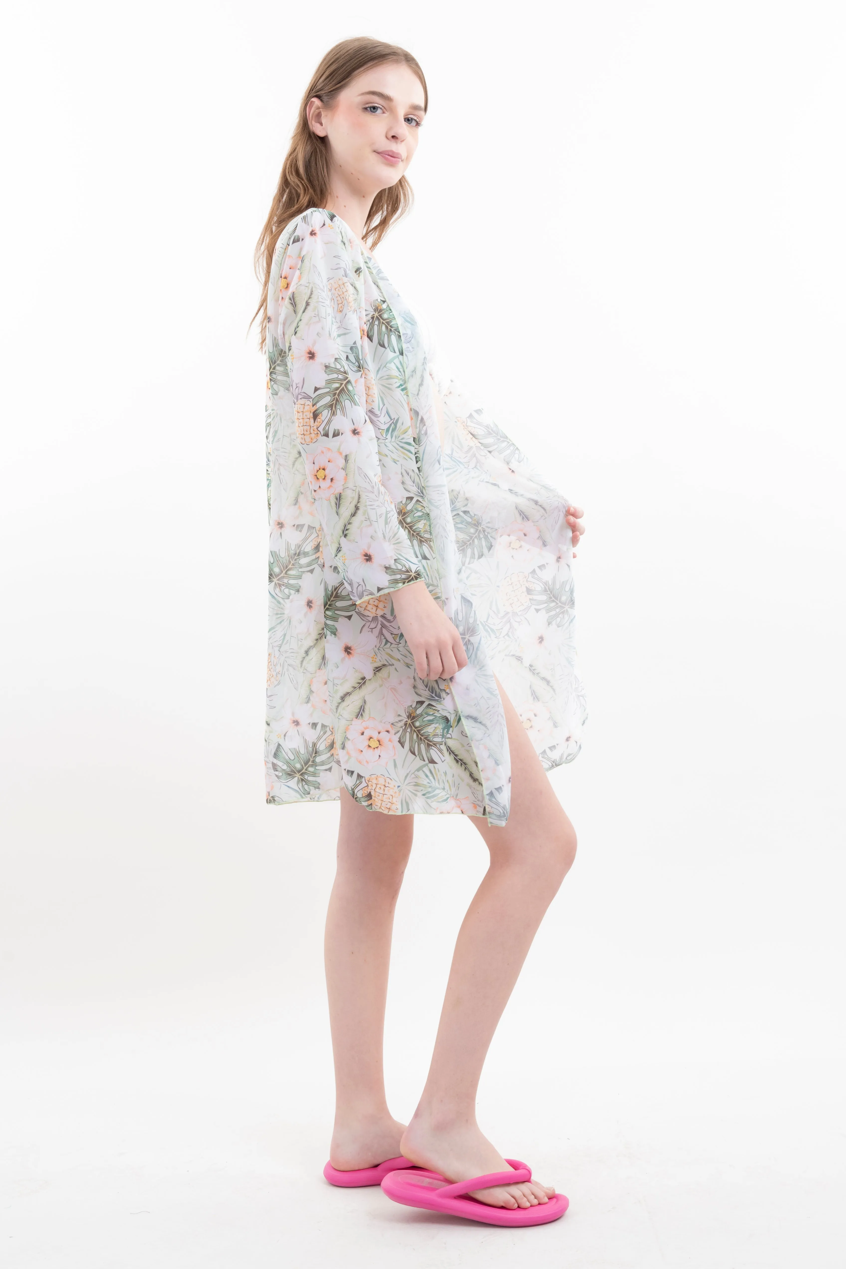 Kimono midi tropical sold by Shasa product image thumbnail 3