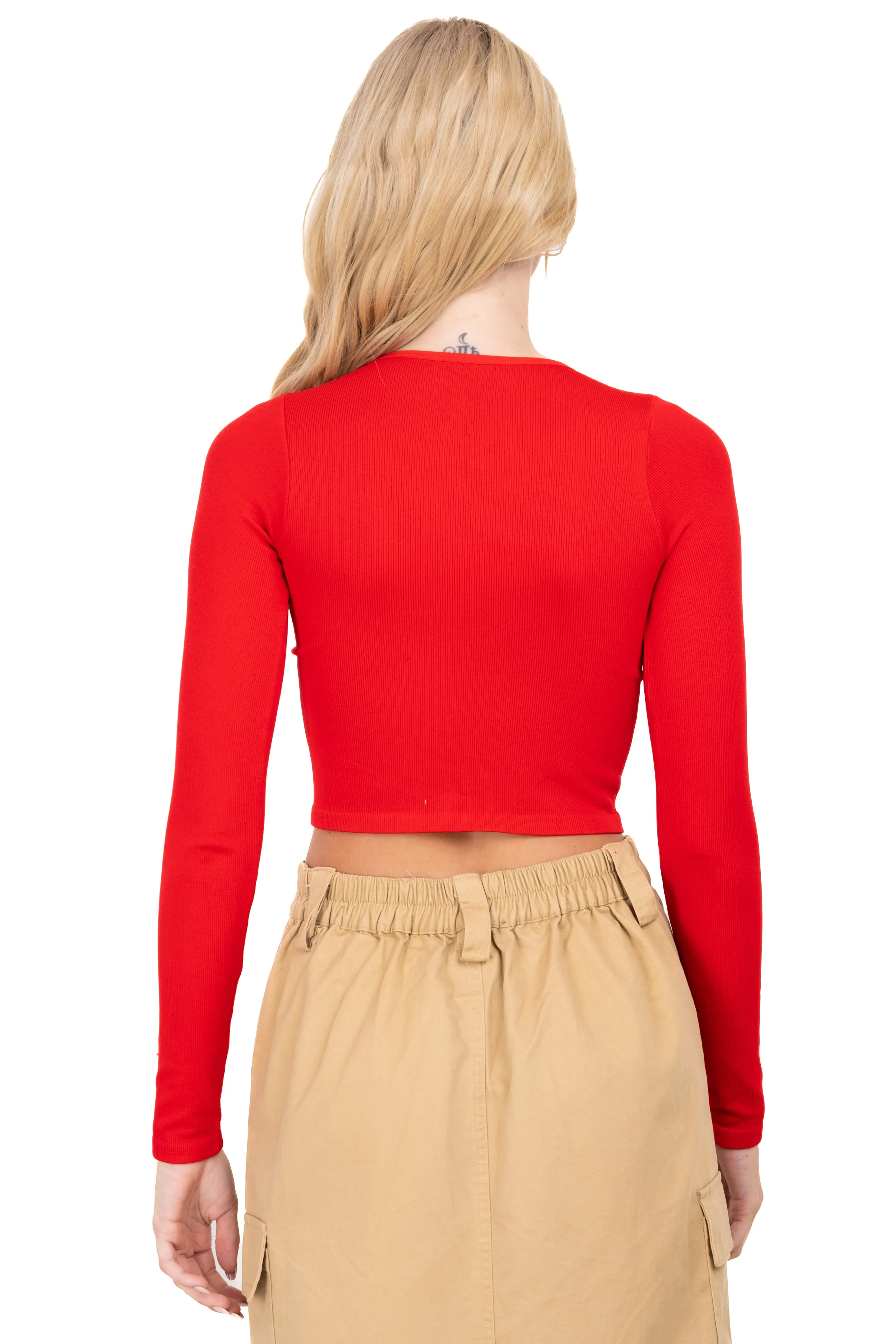 Top manga larga detalle corazon seamless sold by Shasa product image thumbnail 4