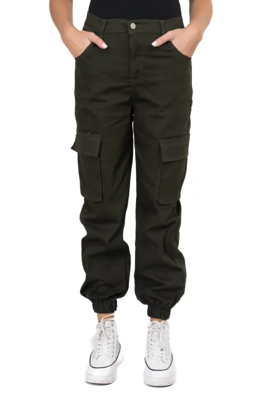 Jeans cargo  tobillo elástico sold by Shasa