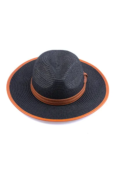 Sombrero panamá bicolor sold by Shasa