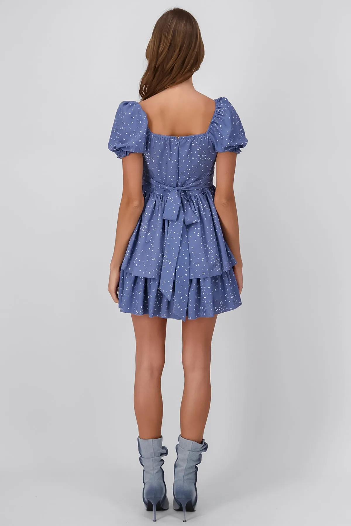 Vestido Mini Manga Abullonada sold by Shasa product image thumbnail 4