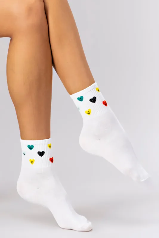 Set 2 Pares Calcetines Corazones sold by Shasa