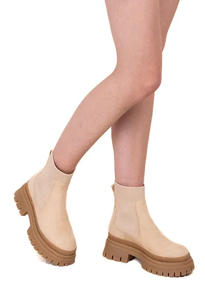 Botín chelsea monocolor elástico sold by Shasa