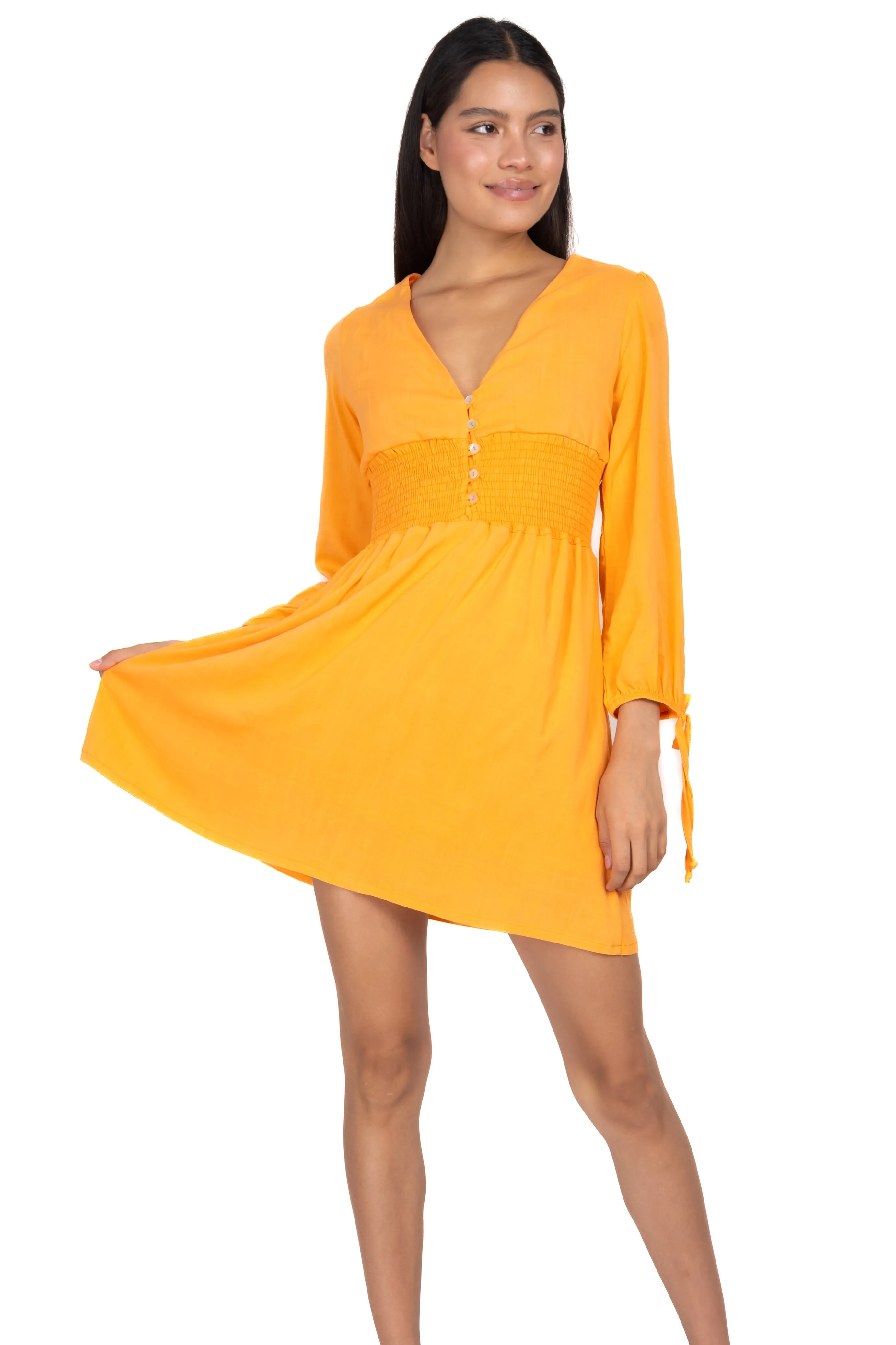 Vestido mini elástico manga larga sold by Shasa product image thumbnail 2