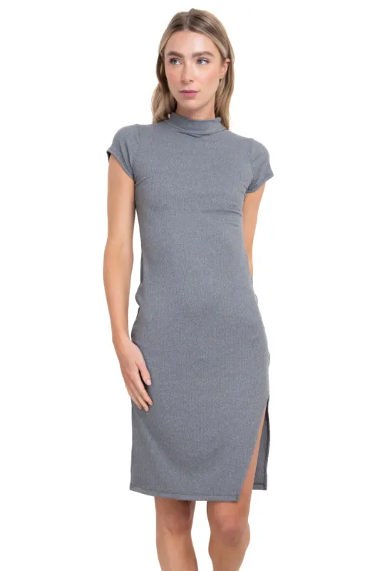 Vestido midi ajustado manga corta sold by Shasa