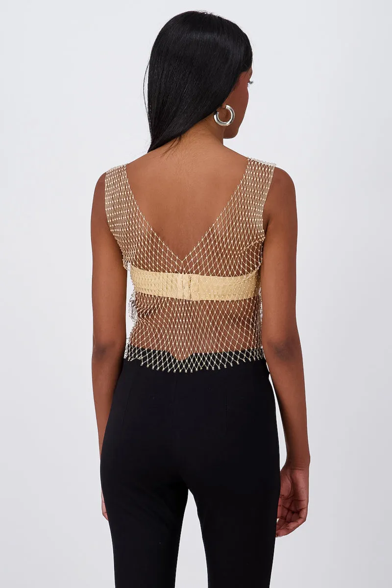 Top red escote v brillos sold by Shasa product image thumbnail 4