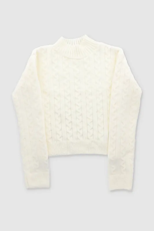 Suéter tejido cuello alto sold by Shasa