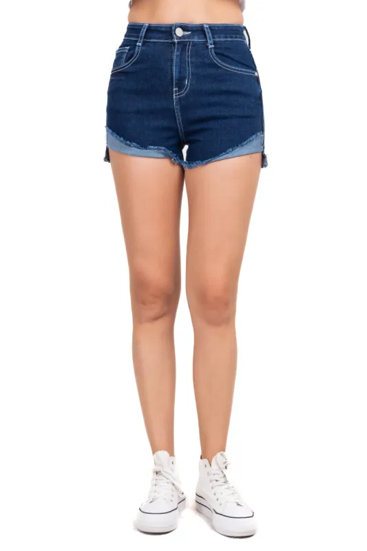 Short denim dobladillo sold by Shasa