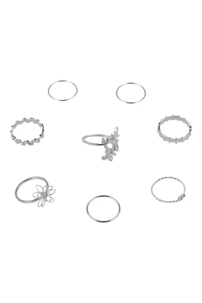 Set 8 Piezas Anillos Hojas sold by Shasa product image thumbnail 2