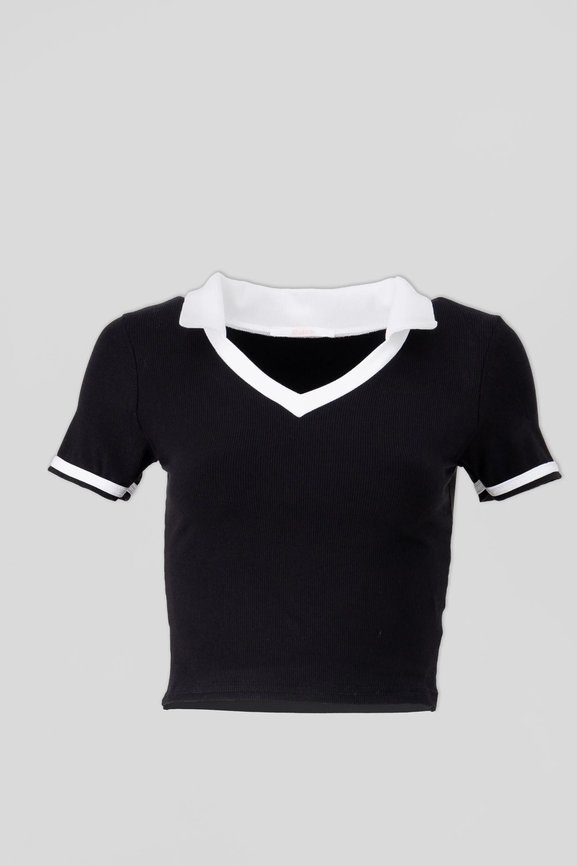 Playera cuello polo contraste sold by Shasa product image thumbnail 5