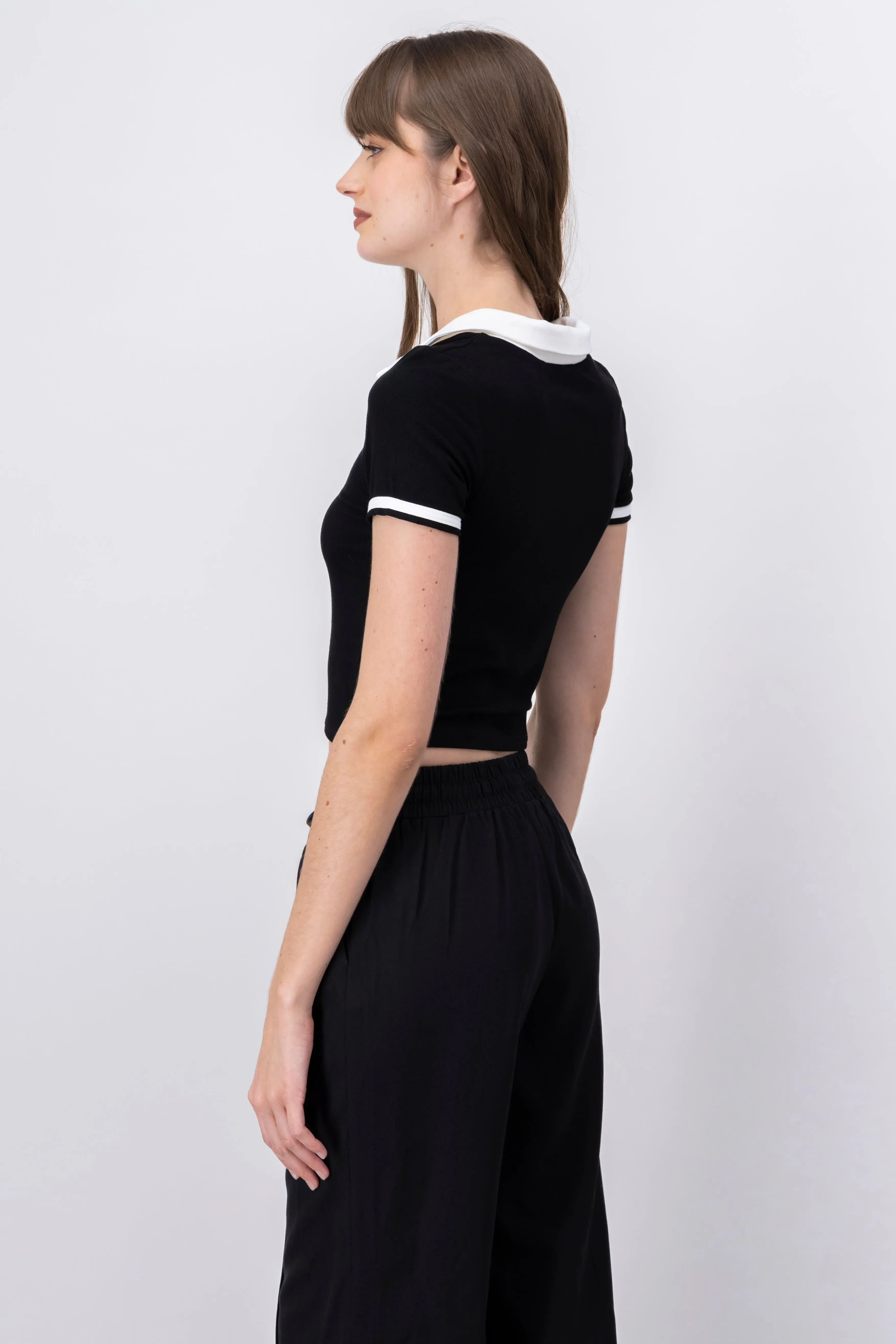 Playera cuello polo contraste sold by Shasa product image thumbnail 3