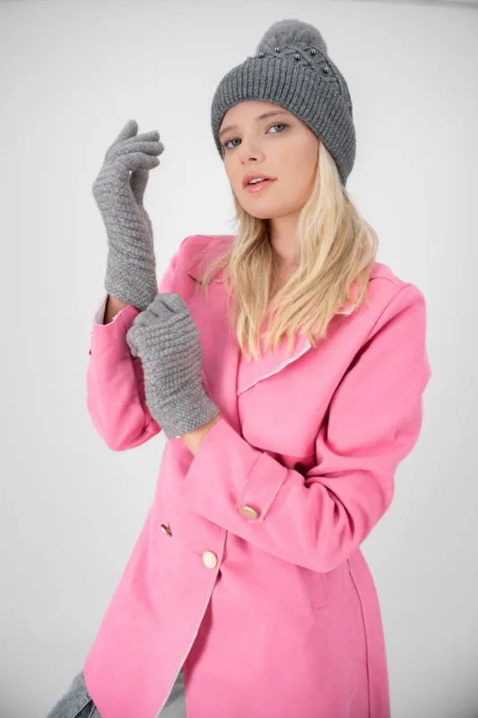 Guantes tejido waffle bicolor sold by Shasa