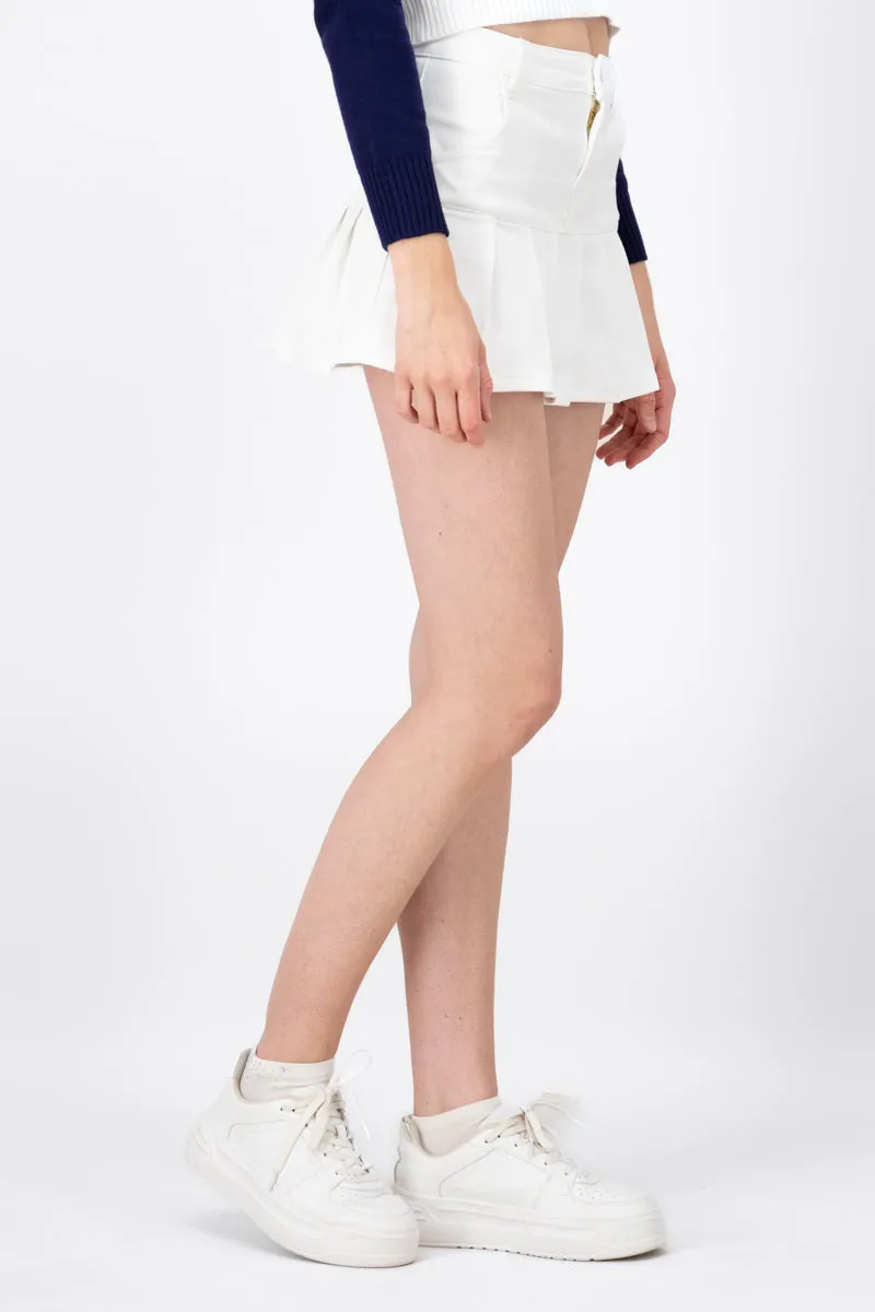 Falda mini tableada denim sold by Shasa product image thumbnail 3