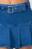 Falda Mini Denim Tableada sold by Shasa
