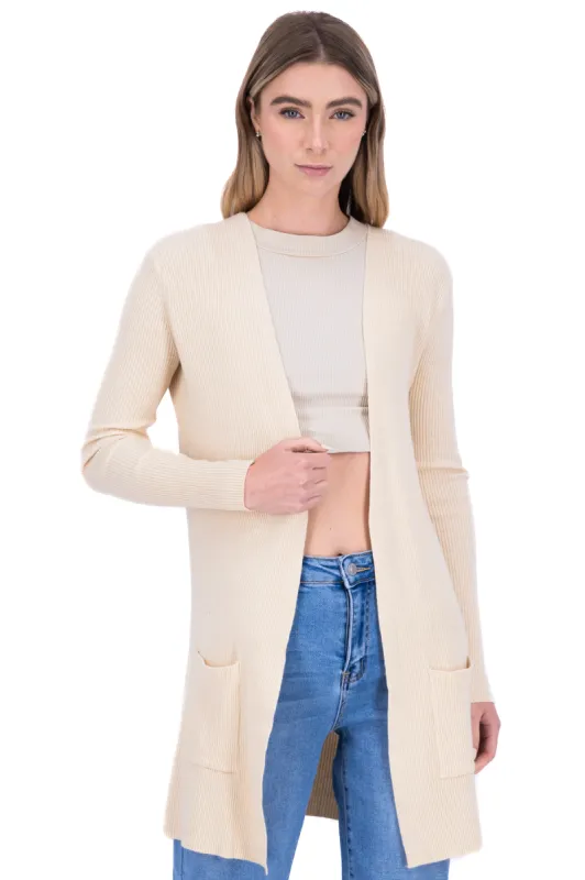 Cardigan largo bolsillos delanteros sold by Shasa
