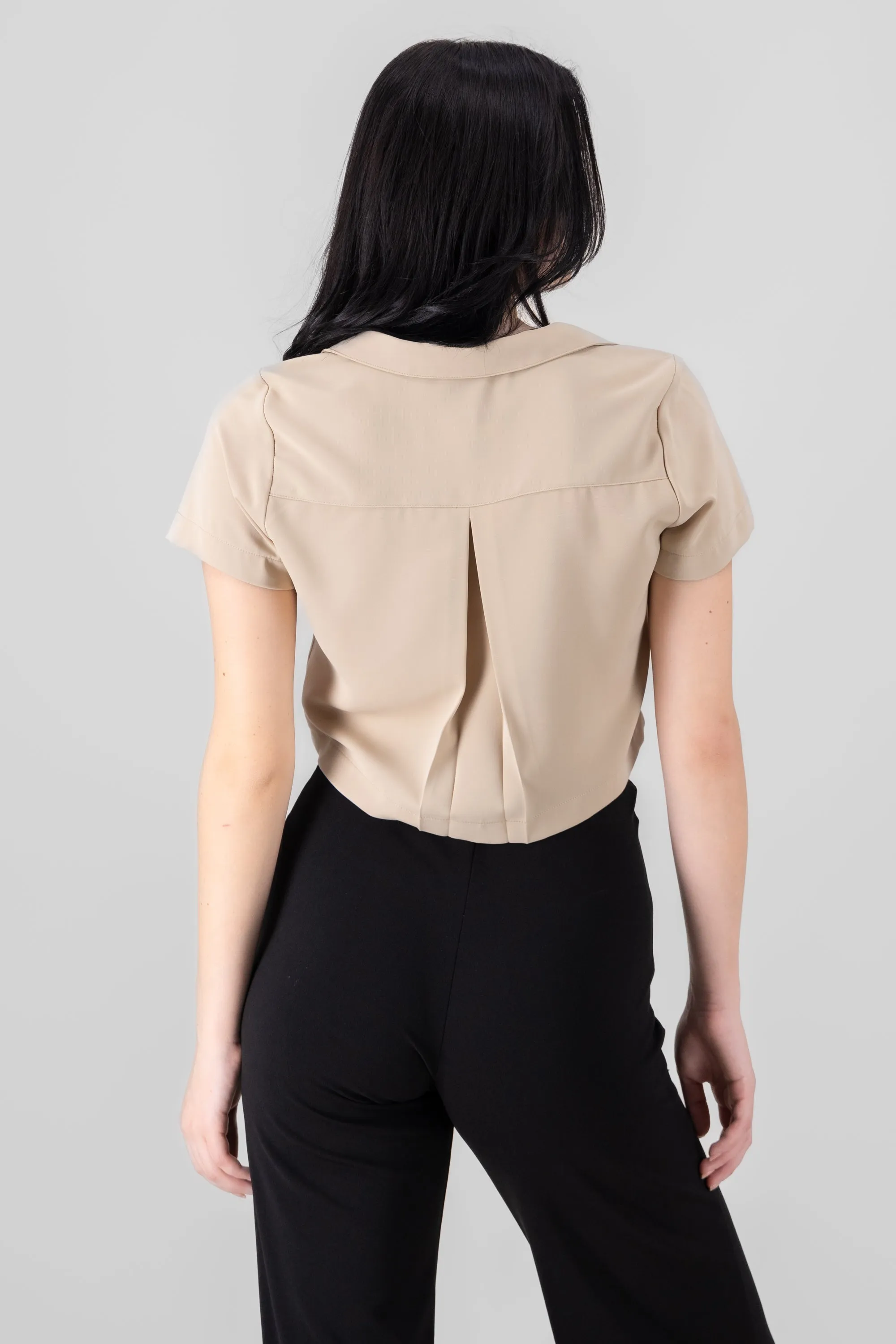 Camisa Crop Amplia Manga Corta sold by Shasa product image thumbnail 4