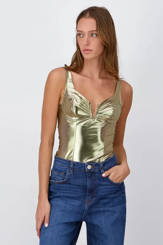 Bodysuit efecto piel abertura escote sold by Shasa