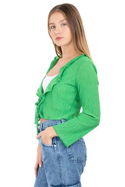 Blusa textura manga larga sold by Shasa product image thumbnail 3