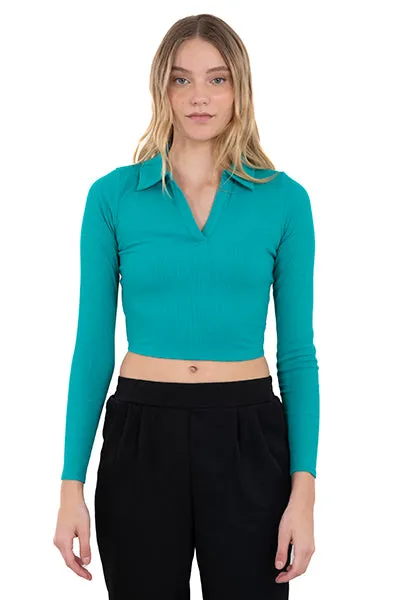 Blusa Corta Cuello Polo sold by Shasa product image thumbnail 2