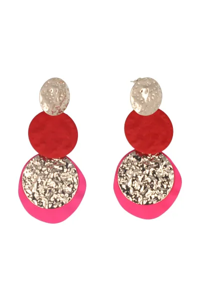 Aretes largos círculos sold by Shasa