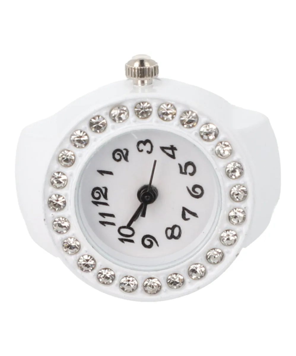 Anillo reloj color brillos sold by Shasa