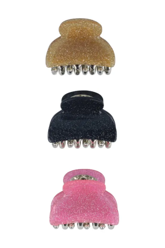 Set 3 Piezas Pinzas Glitter sold by Shasa