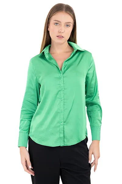 Camisa satinada manga larga sold by Shasa product image thumbnail 2