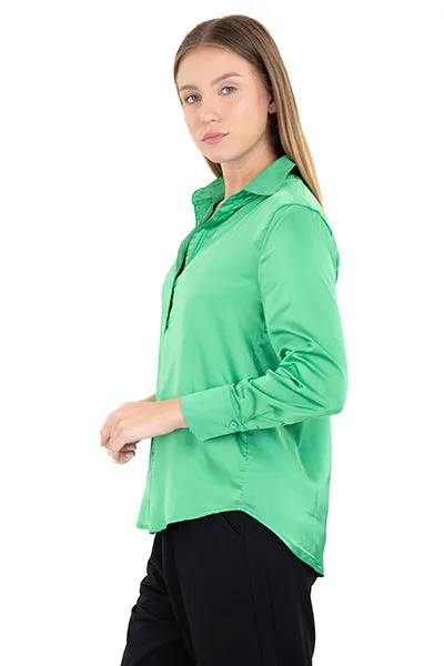 Camisa satinada manga larga sold by Shasa product image thumbnail 3