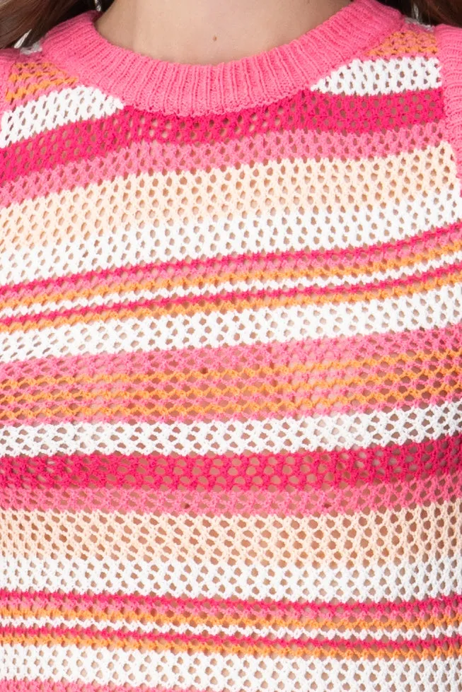 Vestido midi crochet multicolor sold by Shasa product image thumbnail 4