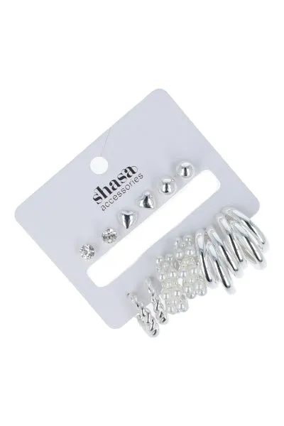 Set 6 Pares Arracadas Multidiseño sold by Shasa product image thumbnail 2
