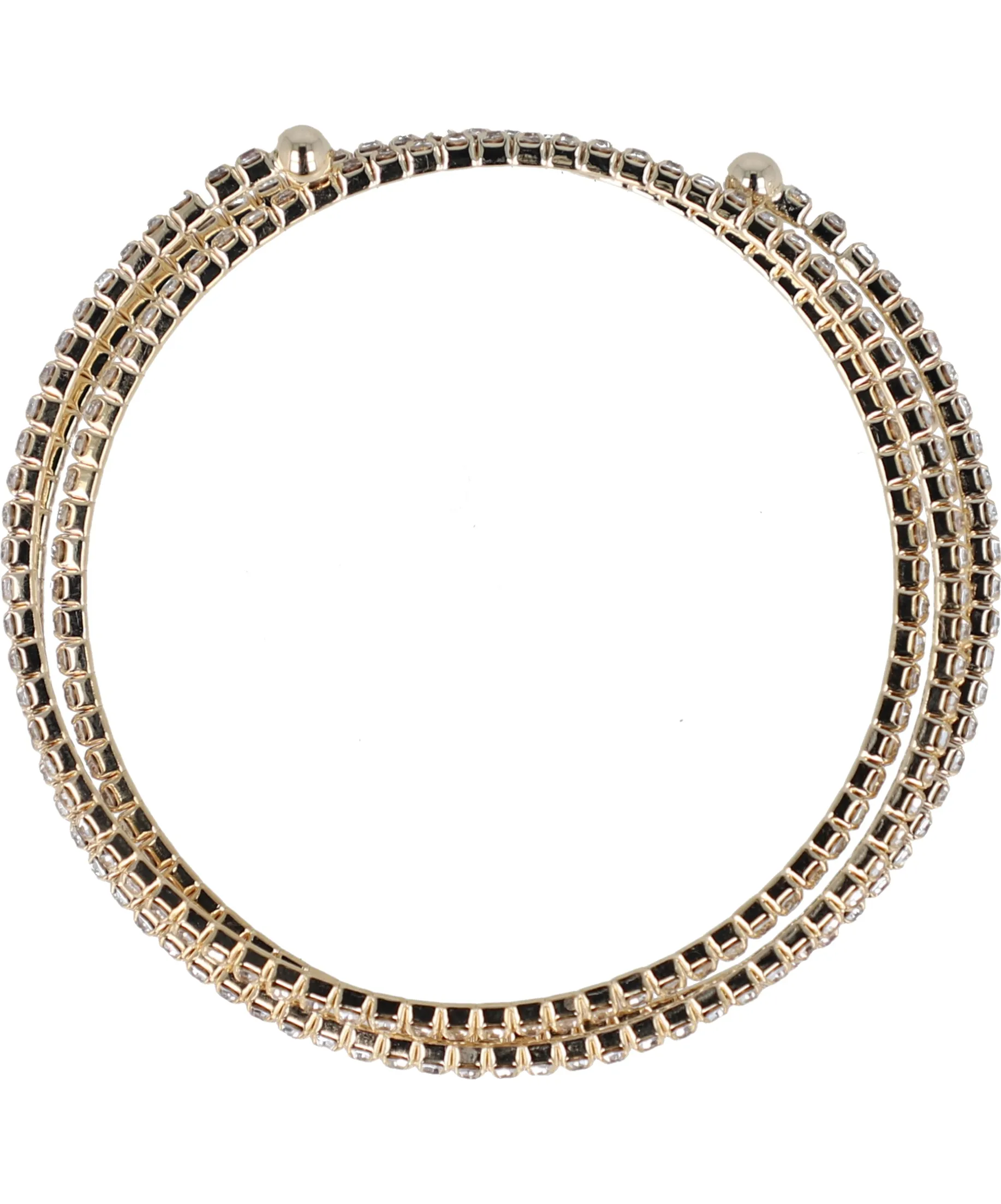 Brazalete espiral brillos sold by Shasa