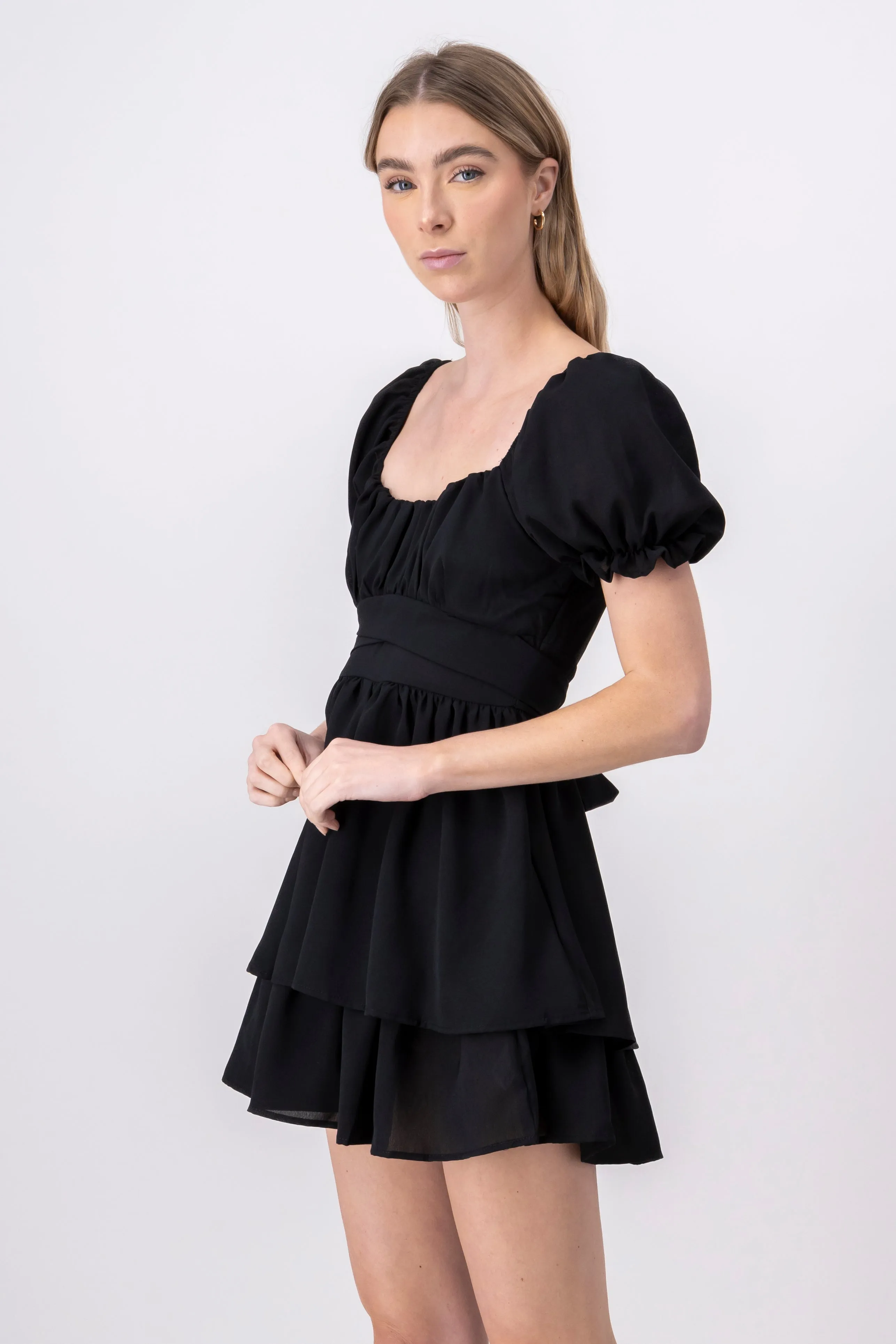 Vestido Mini Capas Moño sold by Shasa product image thumbnail 2