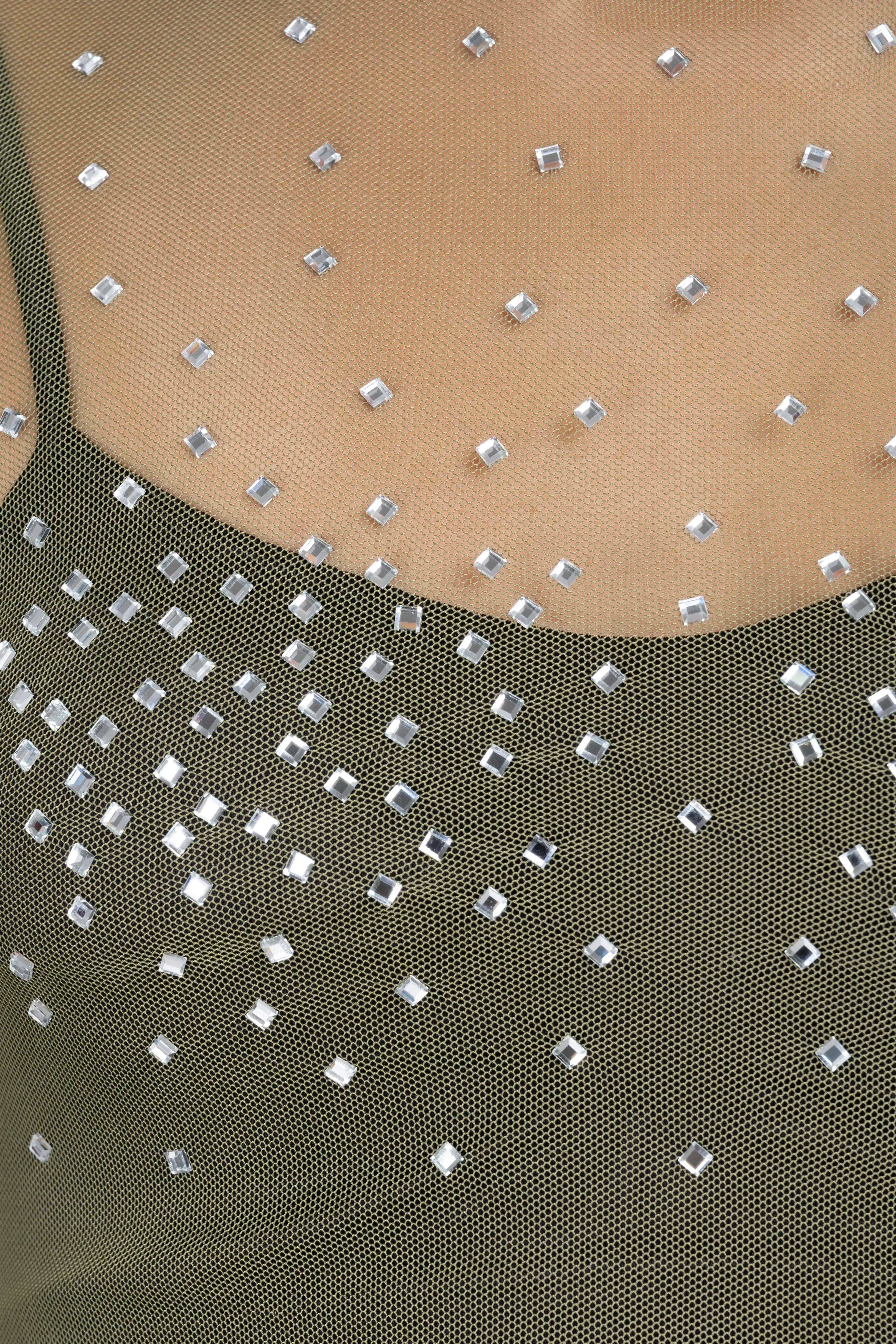 Top mesh cuello mao brillos sold by Shasa product image thumbnail 5