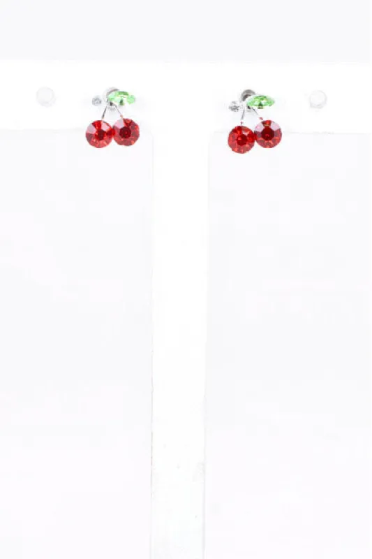 Aretes Cereza AcrÃlico sold by Shasa