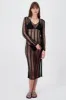 Vestido maxi red sold by Shasa