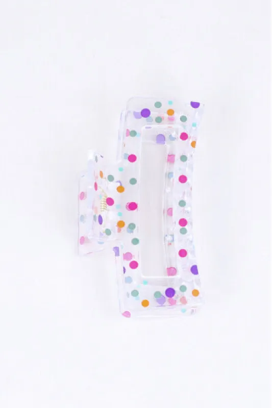 Pinza Rectangular Confeti sold by Shasa