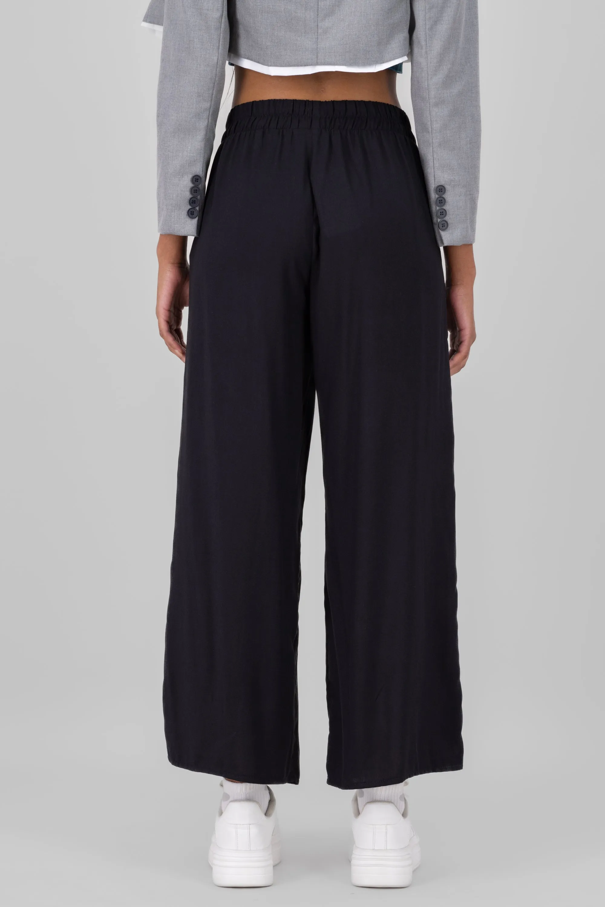 Pantalón Wide Leg Cintura Alta Fruncida sold by Shasa product image thumbnail 4