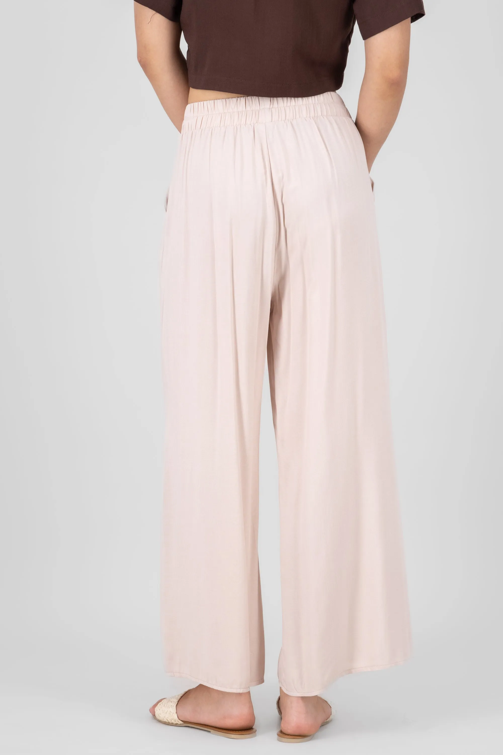 Pantalón Wide Leg Cintura Alta Fruncida sold by Shasa product image thumbnail 4