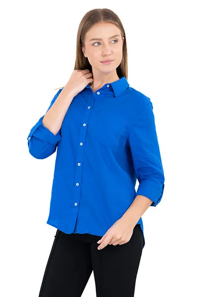 Camisa lisa manga larga elevadores sold by Shasa